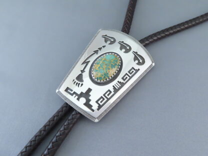 Darling Darlene Turquoise Bolo Tie with Bears