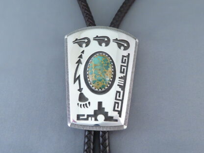 Darling Darlene Turquoise Bolo Tie with Bears