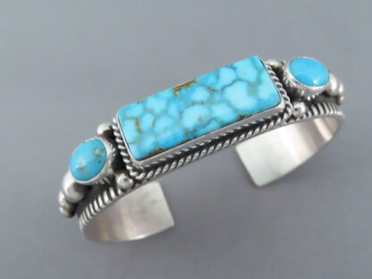 Sleeping Beauty AND Kingman Turquoise Cuff Bracelet