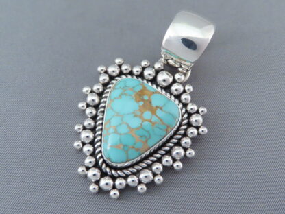 Carico Lake Turquoise Pendant by Artie Yellowhorse