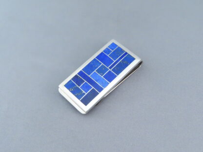 Lapis Inlay Money Clip