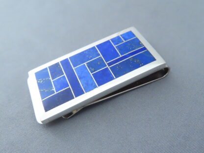 Lapis Inlay Money Clip