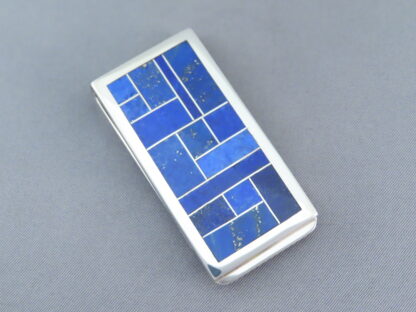 Lapis Inlay Money Clip