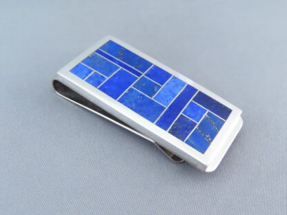 Lapis Inlay Money Clip