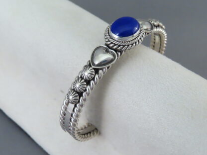 Lapis & Sterling Silver Cuff Bracelet by Artie Yellowhorse