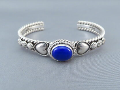 Lapis & Sterling Silver Cuff Bracelet by Artie Yellowhorse