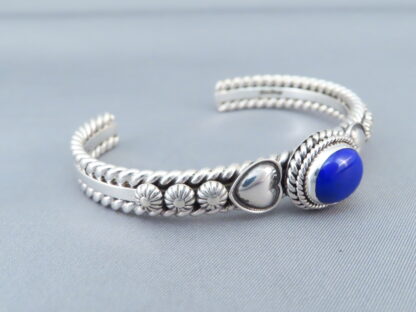 Lapis & Sterling Silver Cuff Bracelet by Artie Yellowhorse