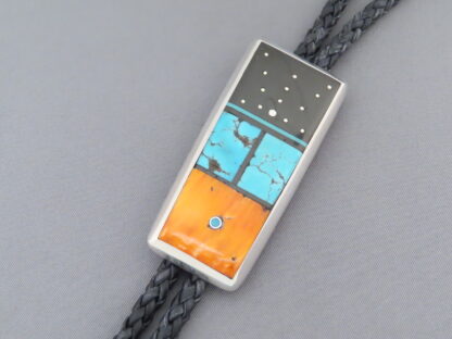 Inlay Bolo Tie by Jimmy Poyer