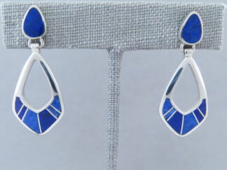 Lapis Inlay Earrings