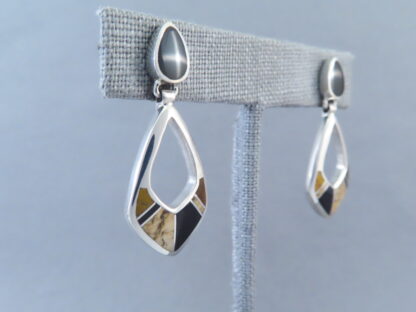 Multi-Stone Inlay Earrings