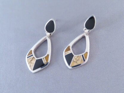 Multi-Stone Inlay Earrings