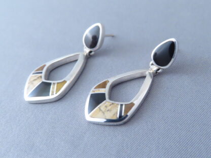 Multi-Stone Inlay Earrings