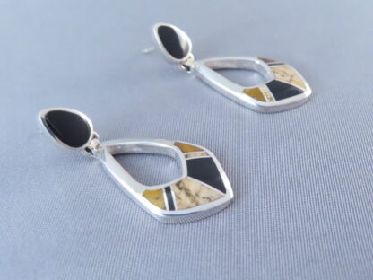 Multi-Stone Inlay Earrings