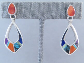 Inlaid Multi-Color Earrings