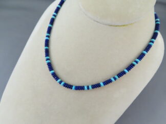 Lapis & Turquoise Necklace by Desiree Yellowhorse