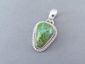 Smaller Sonoran Turquoise Pendant by Artie Yellowhorse