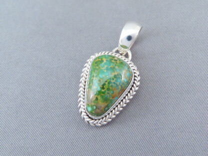 Smaller Sonoran Turquoise Pendant by Artie Yellowhorse