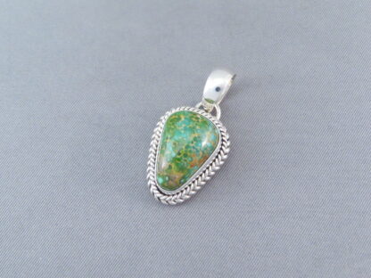 Smaller Sonoran Turquoise Pendant by Artie Yellowhorse