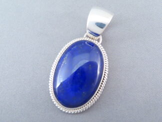 Native American Lapis Pendant by Artie Yellowhorse