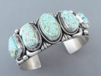 Number Eight Turquoise Cuff Bracelet