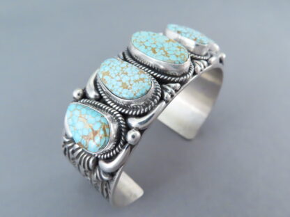 Number Eight Turquoise Cuff Bracelet