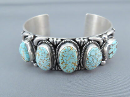 Number Eight Turquoise Cuff Bracelet