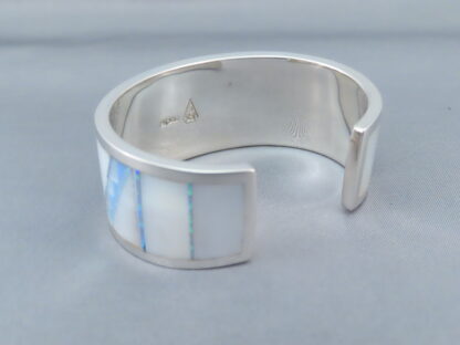 Multi-Stone Inlay Cuff Bracelet