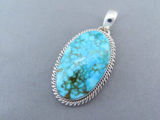 Pendant by Artie Yellowhorse with Kingman Turquoise