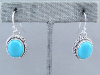 Sleeping Beauty Turquoise Cabachon Earrings