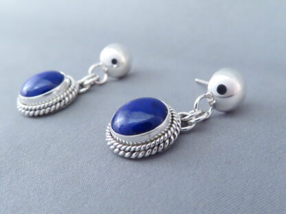 Lapis & Sterling Silver Earrings by Artie Yellowhorse