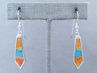 Colorful Multi-Stone Inlay Earrings