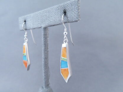 Colorful Multi-Stone Inlay Earrings