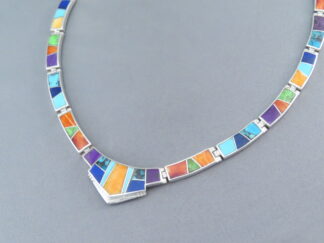 Inlay Necklace – Multi-Color