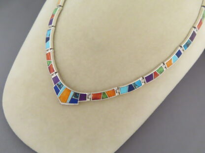 Inlay Necklace – Multi-Color