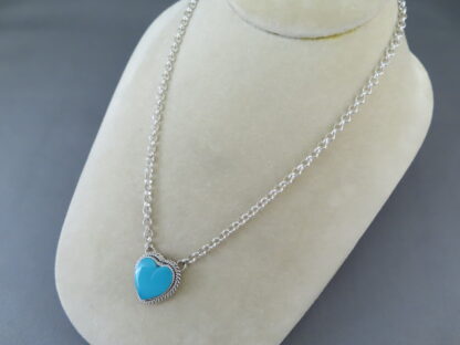 Turquoise Pendant Necklace by Artie Yellowhorse – HEART