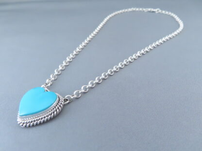 Turquoise Pendant Necklace by Artie Yellowhorse – HEART