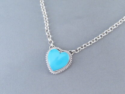 Turquoise Pendant Necklace by Artie Yellowhorse – HEART