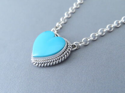 Turquoise Pendant Necklace by Artie Yellowhorse – HEART