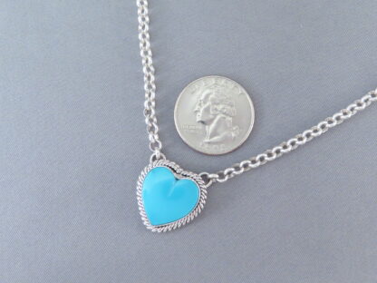 Turquoise Pendant Necklace by Artie Yellowhorse – HEART