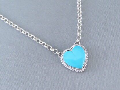 Turquoise Pendant Necklace by Artie Yellowhorse – HEART