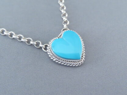 Turquoise Pendant Necklace by Artie Yellowhorse – HEART