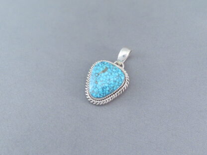 Blue Pendant with Kingman Turquoise by Artie Yellowhorse