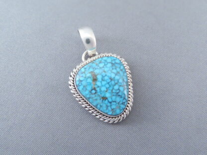 Blue Pendant with Kingman Turquoise by Artie Yellowhorse