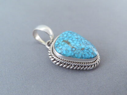 Blue Pendant with Kingman Turquoise by Artie Yellowhorse