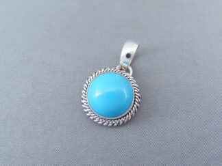 Small Sleeping Beauty Turquoise Pendant