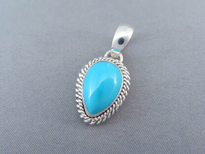 Small Sleeping Beauty Turquoise Pendant by Artie Yellowhorse