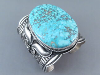 Kingman Turquoise Sterling Silver Bracelet – WOW!!