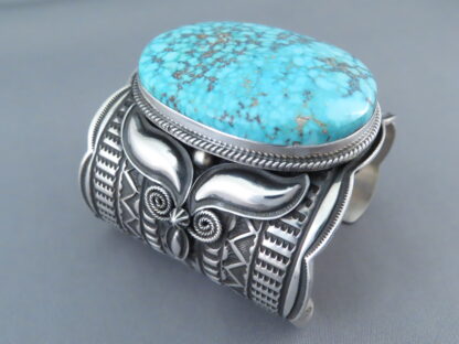 Kingman Turquoise Sterling Silver Bracelet – WOW!!