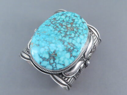 Kingman Turquoise Sterling Silver Bracelet – WOW!!