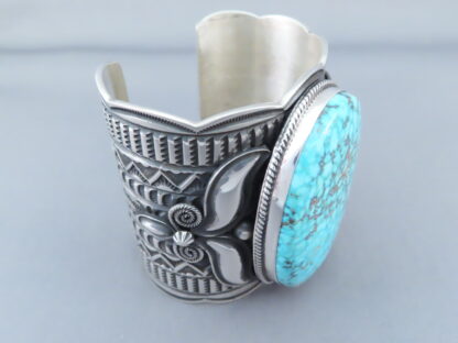 Kingman Turquoise Sterling Silver Bracelet – WOW!!